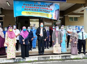 COVID-19 low-risk quarantine and treatment center at UiTM Kuala Terengganu campus